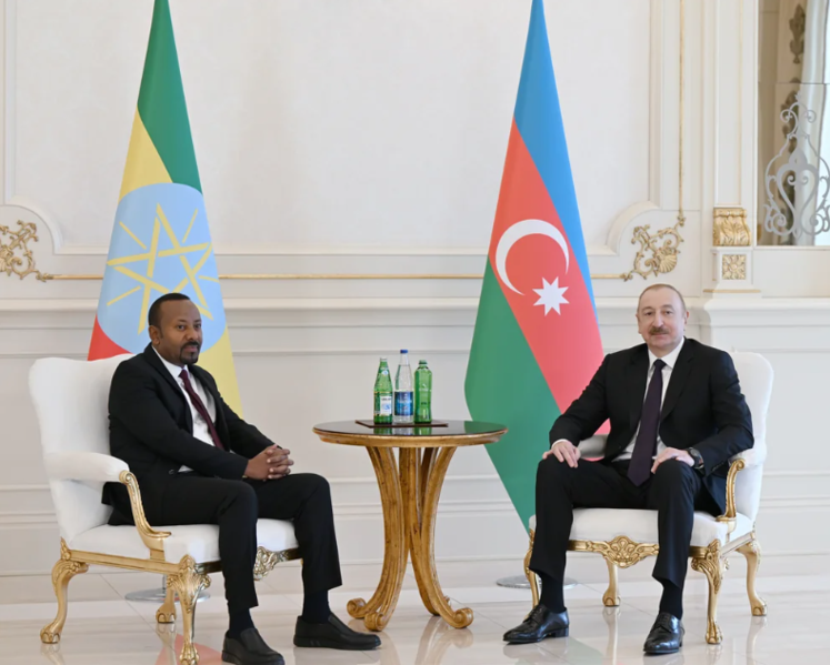 İlham Əliyevin Efiopiyanın baş naziri ilə təkbətək görüşü olub