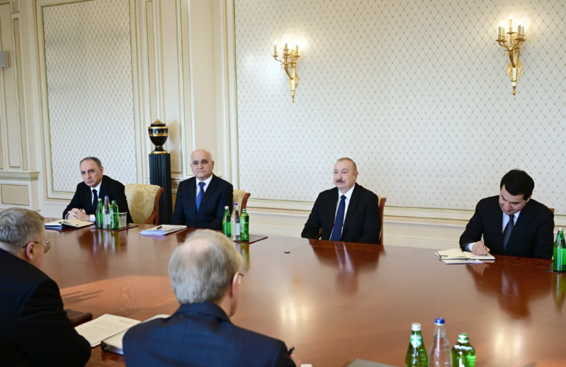 Azərbaycan Prezidenti Rusiya hökuməti sədrinin müavinini qəbul edib