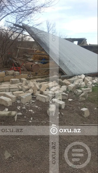 Zəlzələ Şamaxı və Ağsuda evlərə ciddi ziyan vurdu: Dağıntılar var