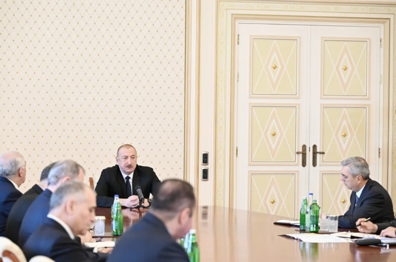 Prezident İlham Əliyevin sədrliyi ilə Təhlükəsizlik Şurasının iclası keçirildi
