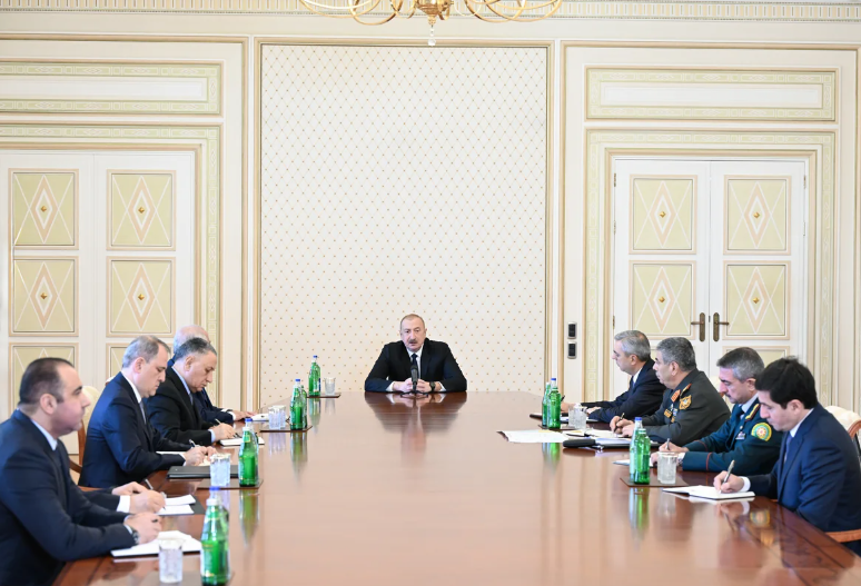 Prezident İlham Əliyevin sədrliyi ilə Təhlükəsizlik Şurasının iclası keçirildi