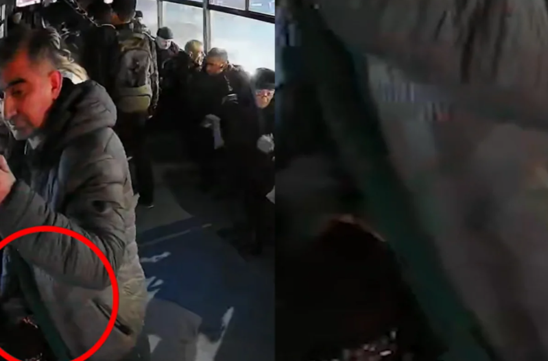 Bakıda avtobuslarda cibgirlik edən şəxs saxlanıldı - ANBAAN GÖRÜNTÜLƏR