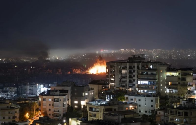 İsrail ordusu Livanda "Hizbullah" obyektlərinə genişmiqyaslı zərbələr endirir - VİDEO