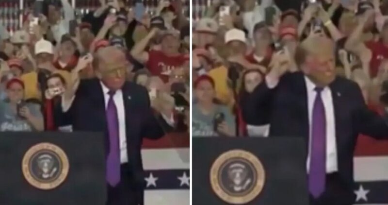 İranla gərginlik fonunda Tramp səhnədə rəqs etdi: ABŞ liderinin rahatlığı diqqət çəkdi - VİDEO
