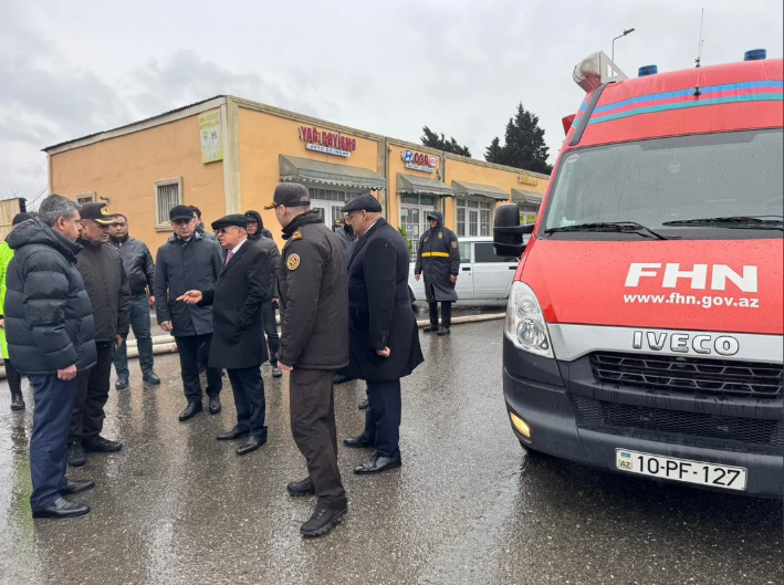 Kəmaləddin Heydərov Keşlədə suyun təsirinə məruz qalmış əraziyə gedib - FOTO - VİDEO