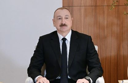 Azərbaycan Prezidenti: "Nəqliyyat dəhlizlərinin genişləndirilməsi istiqamətində işlər aparılır"