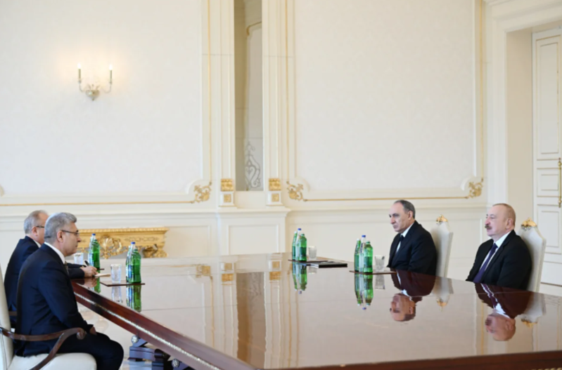 Prezident İlham Əliyev Türkiyə Ali Məhkəməsinin baş prokurorunu qəbul edib - FOTO