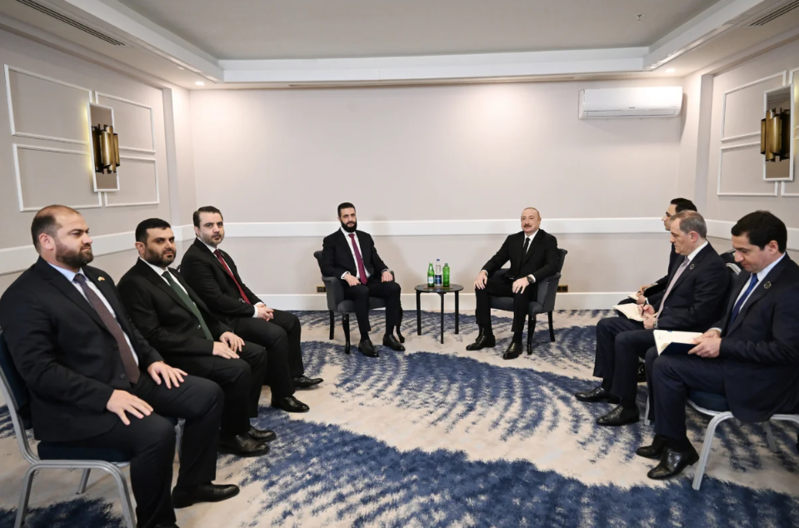 İlham Əliyevin Antalyada Əhməd əş-Şaraa ilə görüşü olub - FOTO