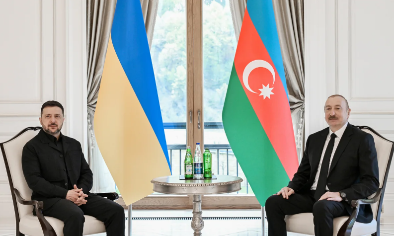 İlham Əliyevin Qəbələdə Volodimir Zelenski ilə təkbətək görüşü olub - FOTO - VİDEO