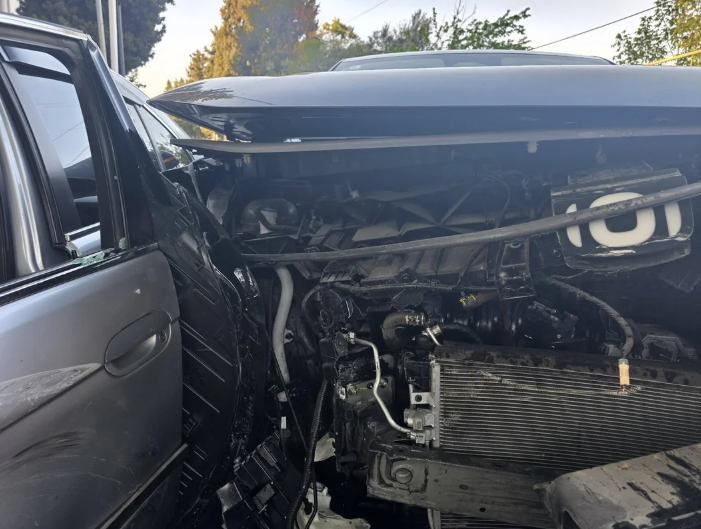 Xəyal Rza ailəsi ilə birgə Göyçayda qəzaya düşdü - FOTO