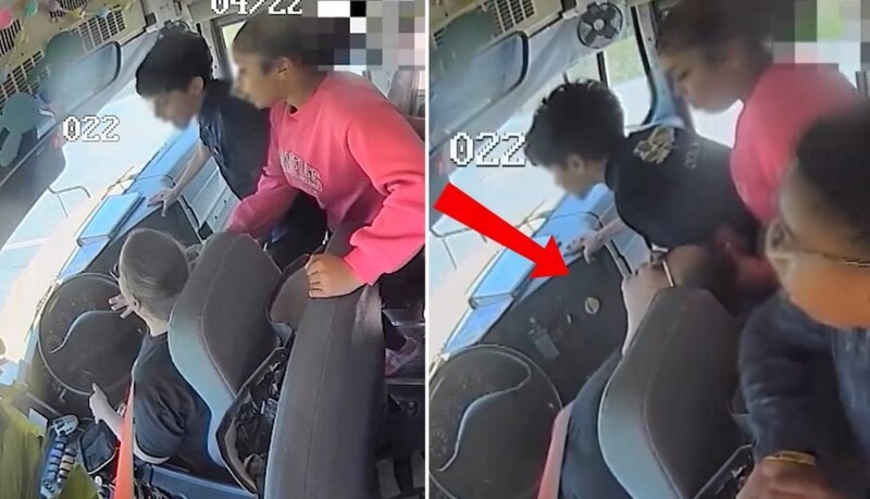 Məktəb avtobusunda təhlükəli anlar: Sürücü huşunu itirdi, şagirdlər faciənin qarşısını aldı - VİDEO