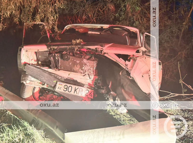 Şuşaya gedən ailə qəzaya düşdü: Ölən və yaralanan var - FOTO