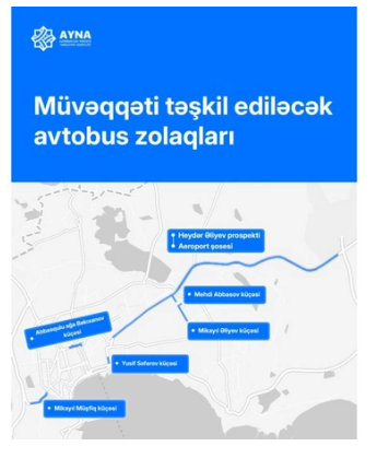 WUF13 çərçivəsində Bakıda xüsusi hərəkət zolaqları yaradılacaq - BU KÜÇƏLƏRDƏ