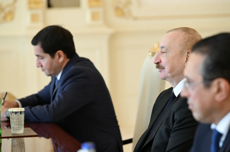 İlham Əliyev Martin Çunqonqu qəbul edib - FOTO