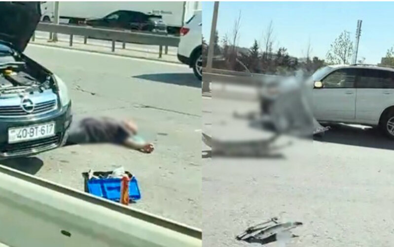 Bakı-Sumqayıt yolunda ağır qəza - Ölən var - Video