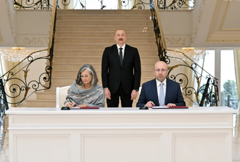 Prezident İlham Əliyev BMT-nin Məskunlaşma Proqramının icraçı direktorunu qəbul edib - FOTO