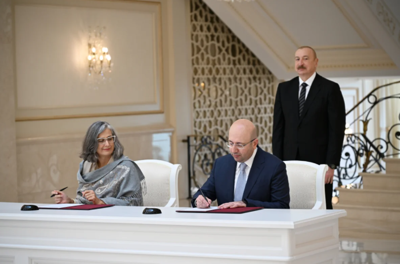 Prezident İlham Əliyev BMT-nin Məskunlaşma Proqramının icraçı direktorunu qəbul edib - FOTO