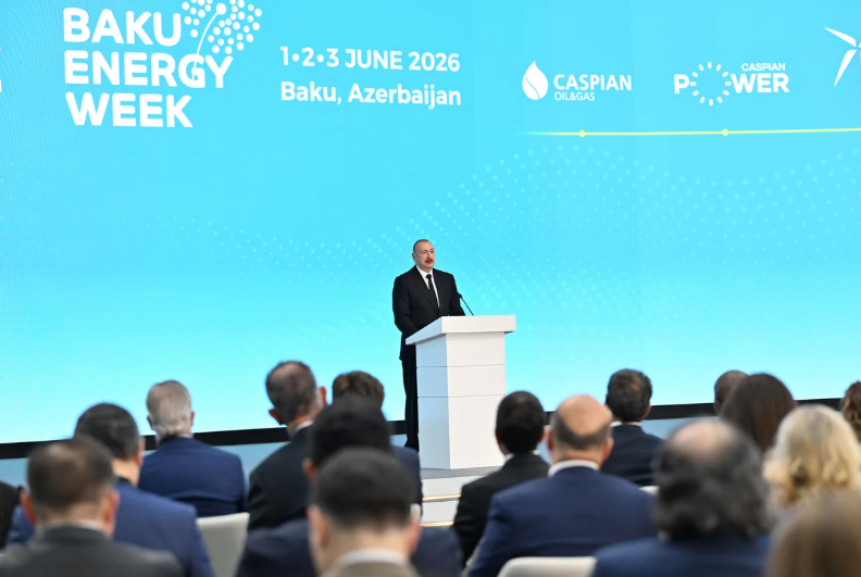 İlham Əliyev Bakı 31-ci "Baku Energy Forum"un rəsmi açılış mərasimində iştirak edir - FOTO