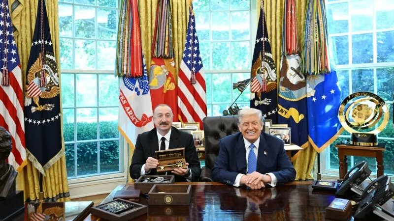İlham Əliyev Donald Trampa təşəkkür etdi