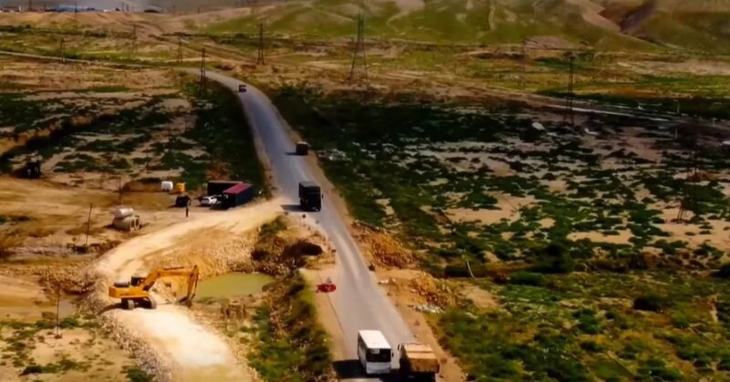 Leysandan sonra yararsız hala düşən yollardakı SON VƏZİYYƏT - VİDEO