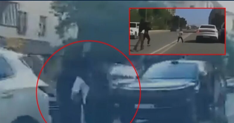Piyadalara görə baş verən qəzaların ANBAAN GÖRÜNTÜLƏRİ