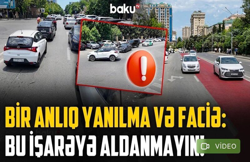 Bakıda təhlükə yaradan xətlənmə: Kiçik yanlışlıq ağır nəticəyə səbəb ola bilər - VİDEO