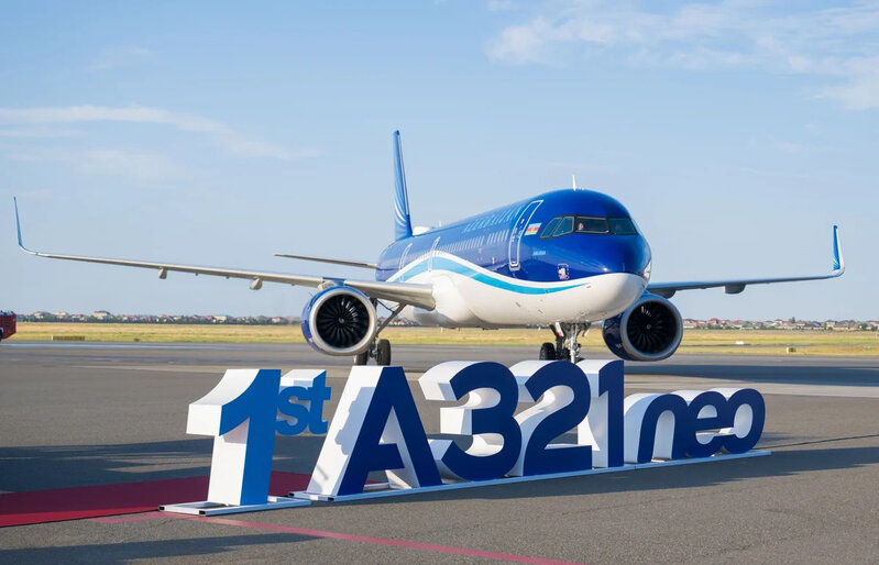 AZAL-ın ilk yeni nəsil "Airbus A321neo" təyyarəsi Bakıya çatdı
