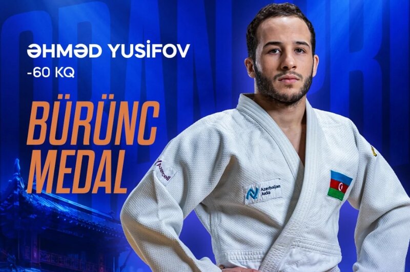 Çindəki Qran-Pridə uğurlu start: Cüdoçumuz bürünc medal qazandı