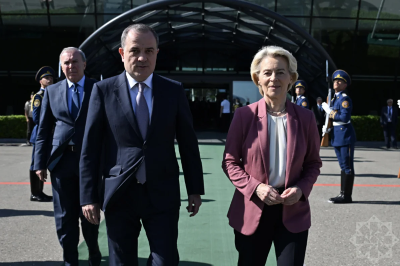 Avropa Komissiyasının Prezidentinin Azərbaycana səfəri başa çatıb - FOTO