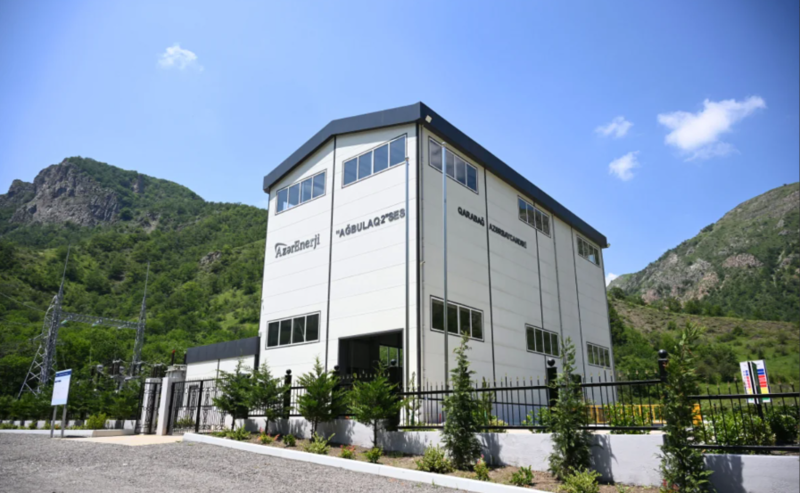 Laçında Hoçaz çayının üzərində yerləşən su elektrik stansiyalarının açılışı olub - FOTO