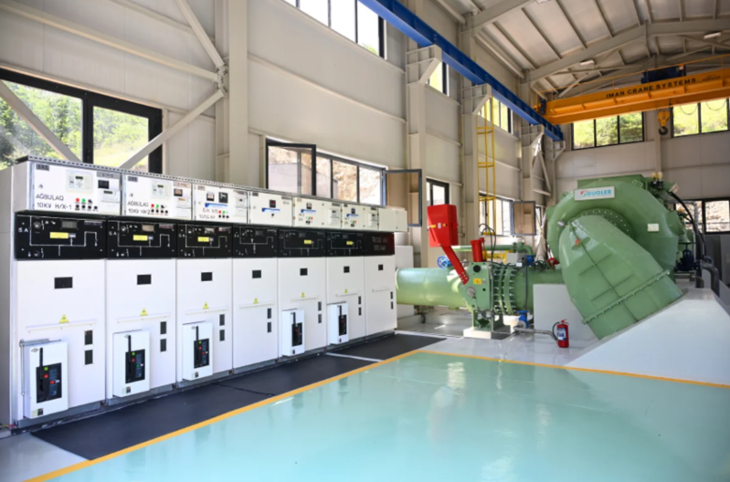 Laçında Hoçaz çayının üzərində yerləşən su elektrik stansiyalarının açılışı olub - FOTO