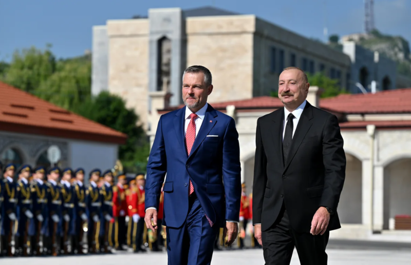 İlham Əliyev Şuşada Peter Pelleqrinini qarşıladı - FOTO