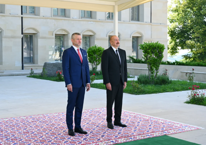 İlham Əliyev Şuşada Peter Pelleqrinini qarşıladı - FOTO