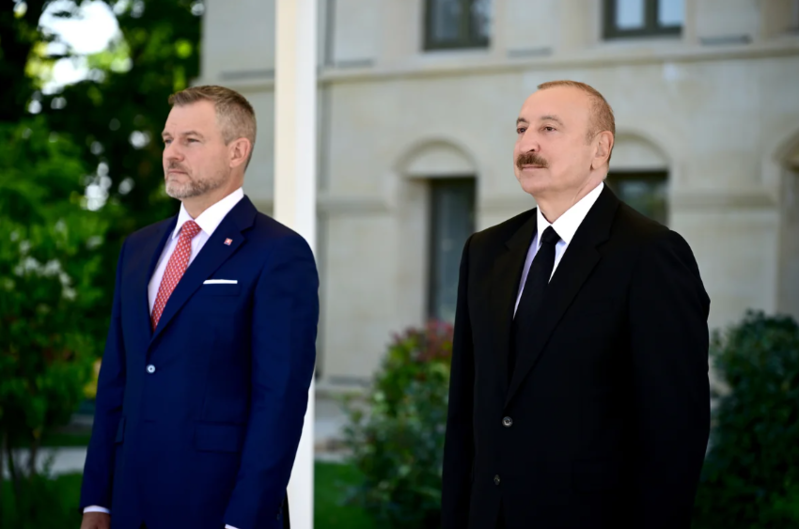 İlham Əliyev Şuşada Peter Pelleqrinini qarşıladı - FOTO