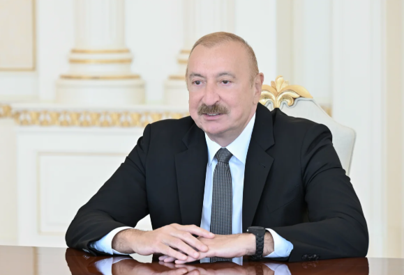 Prezident İlham Əliyev "John Deere" şirkətinin nümayəndə heyətini qəbul edib - FOTO