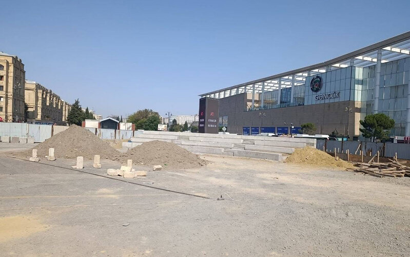"Gənclik"dəki iki park birləşdirilir - Yeni fotolar