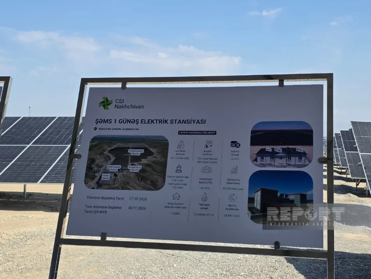 Naxçıvanda 40 minə yaxın ev yeni stansiyalardan işıq alacaq - FOTO