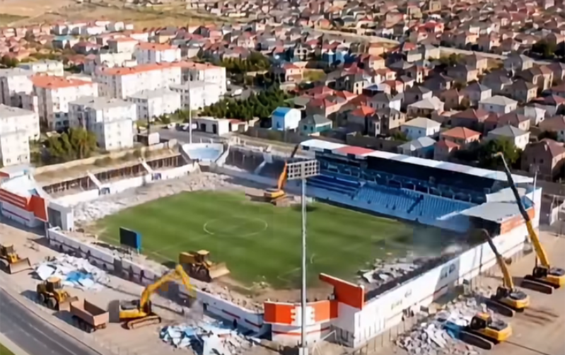 "Sabah"ın stadionu Aİ ilə 30 minlik oldu - Video