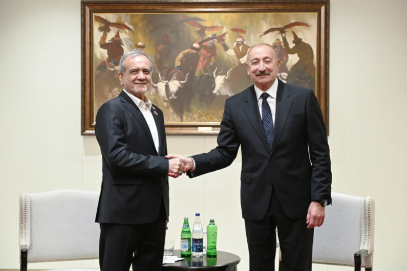 Bişkekdə Azərbaycan və İran prezidentlərinin görüşü olub - FOTO - VİDEO