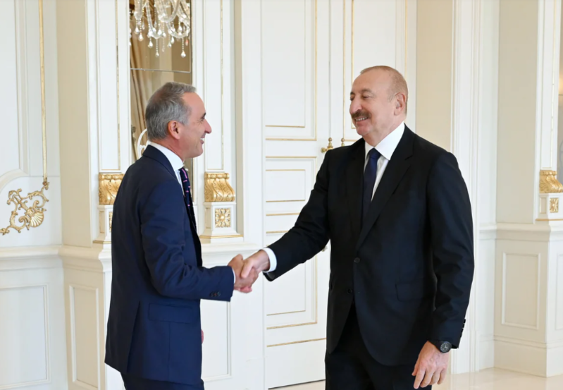 İlham Əliyev ATƏT Parlament Assambleyasının prezidentini qəbul edib - FOTO