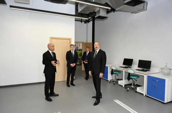 Prezident İlham Əliyev "SABAH.city" innovasiya şəhərciyinin birinci mərhələsinin açılışında iştirak edib