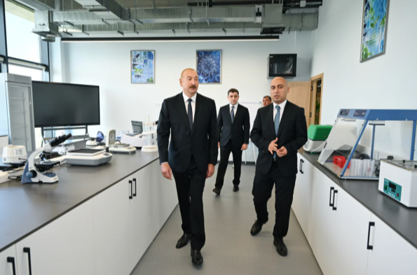 Prezident İlham Əliyev "SABAH.city" innovasiya şəhərciyinin birinci mərhələsinin açılışında iştirak edib