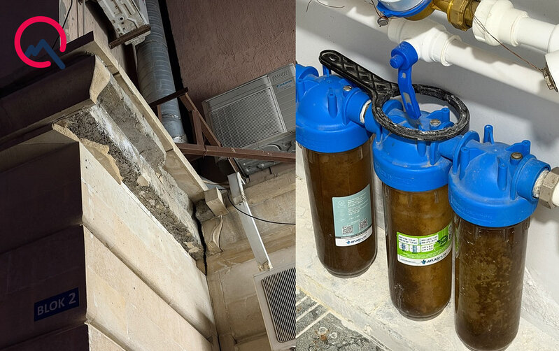 "Bəy Mamed" yaşayış kompleksinin həyətini hasarlayıb özünə villa tikdirir" (FOTO)