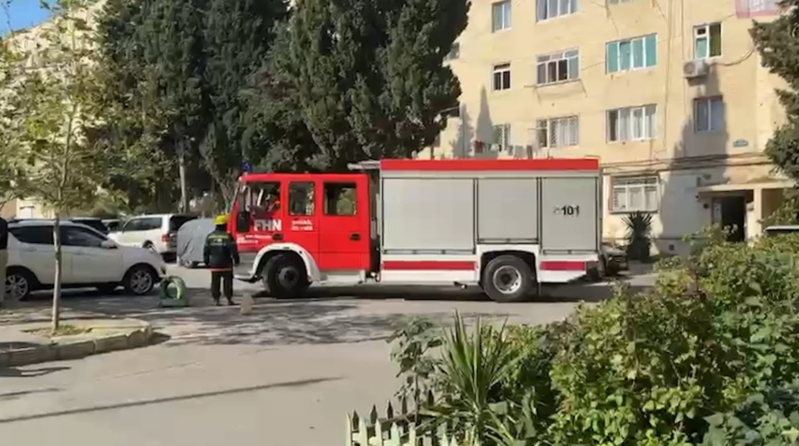 Badamdarda PARTLAYIŞ: Xəsarət alan var - FOTO