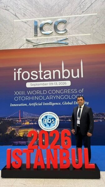 Uşaqlarda septoplastikanın fəsadlarına qarşı qoruyucu yanaşma - Azərbaycanlı cərrahın metodikası IFOS 2026-da təqdim edildi