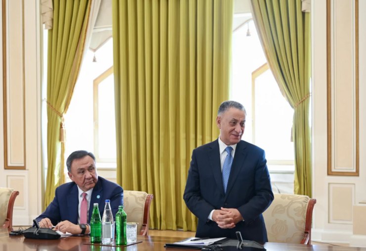 Prezident Ramil Usubovu və həmkarlarını qəbul edib - FOTO