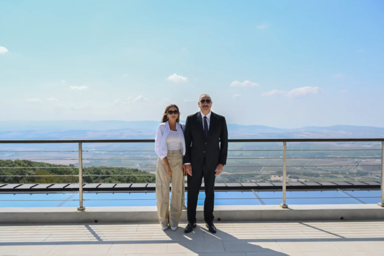 Prezident İlham Əliyev Şamaxıda "Meysari Grand Hotel & SPA" kompleksinin açılışında iştirak edib