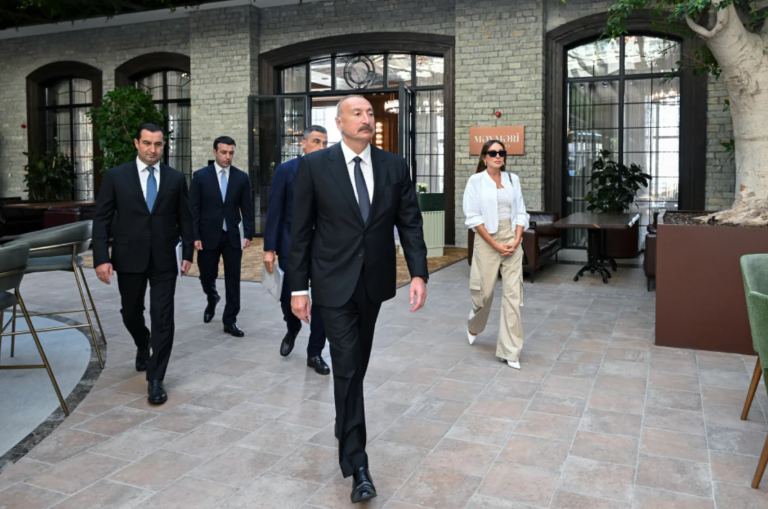 Prezident İlham Əliyev Şamaxıda "Meysari Grand Hotel & SPA" kompleksinin açılışında iştirak edib