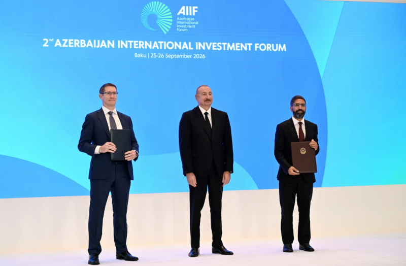 İkinci Azərbaycan Beynəlxalq İnvestisiya Forumu çərçivəsində imzalanmış sənədlər mübadilə edilib - FOTO