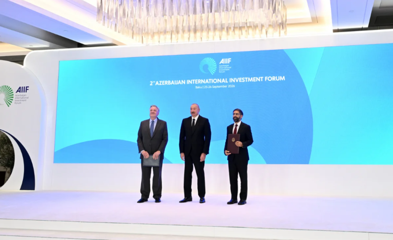 İkinci Azərbaycan Beynəlxalq İnvestisiya Forumu çərçivəsində imzalanmış sənədlər mübadilə edilib - FOTO